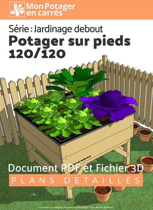 Plan PDF à télécharger d'un potager surélevé